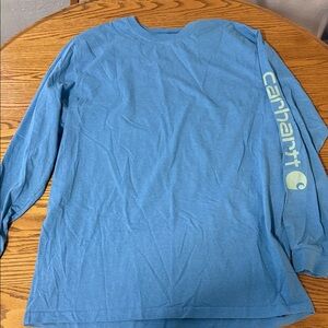 Carhartt Men's Teal Long Sleeve Tee